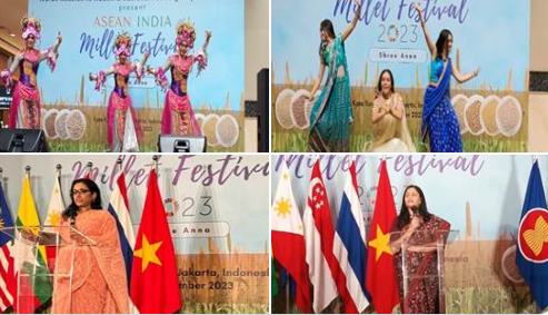 'ASEAN-India Millet Festival 2023 kick starts at the Kota Kasablanka Mall, a'