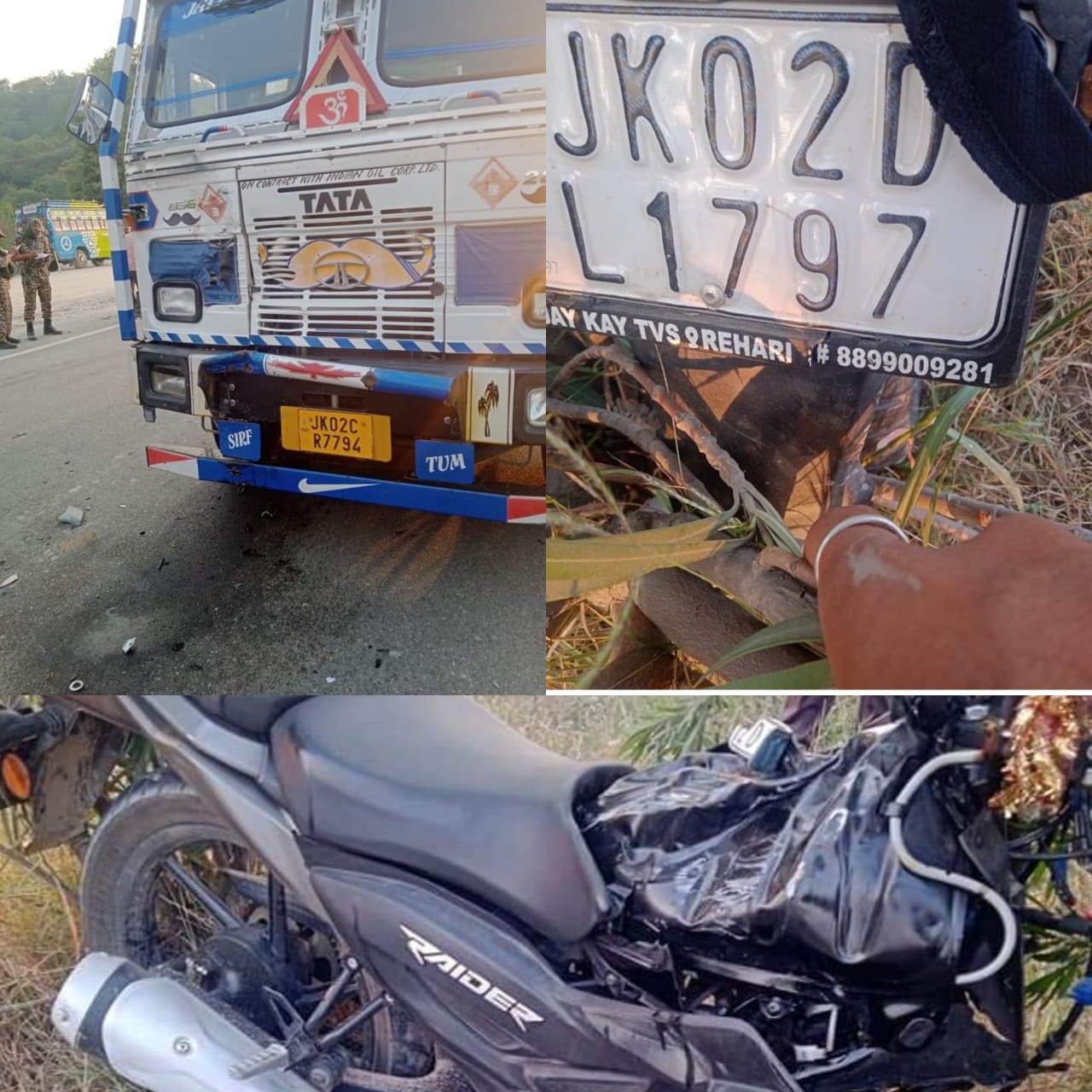 'Driver, Two Pillion Killed In Road Accident On National Highway In Jammu'