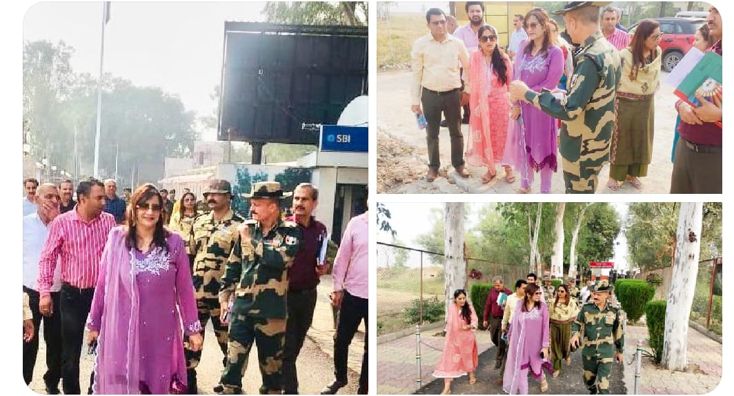 'Tourism Officers Conducted Strategic Visit to Suchetgarh Border.Assessing Development Works and Enhancing Tourism Appeal'