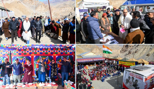'State Prabhari Officer UT Ladakh attends Viksit Bharat Sankalp Yatra camp at Bodhkharboo Panchayat in Shakar Chiktan'